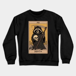 Death - Raccoons Tarot Crewneck Sweatshirt